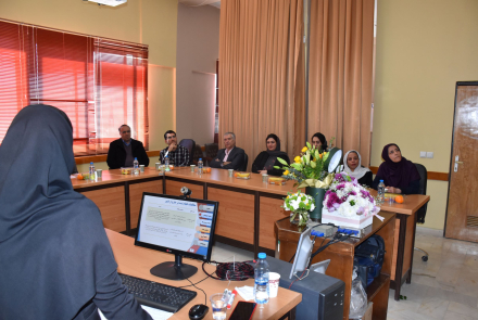 دفاع پايان‌نامه کارشناسي ارشد (MSc) در رشته مديريت سلامت، ايمني و محيط زيست (HSE) سرکار خانم مینا جانقربان