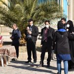 برگزاری جشن میلاد در محوطه دانشکده بهداشت